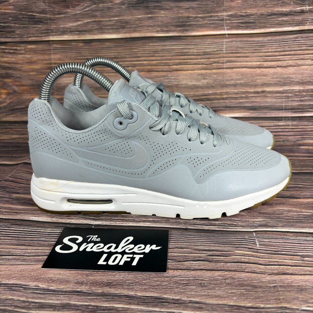 Nike Air Max 1 Ultra Moire Wolf Grey Women's Athletic‎ Shoes Size 7